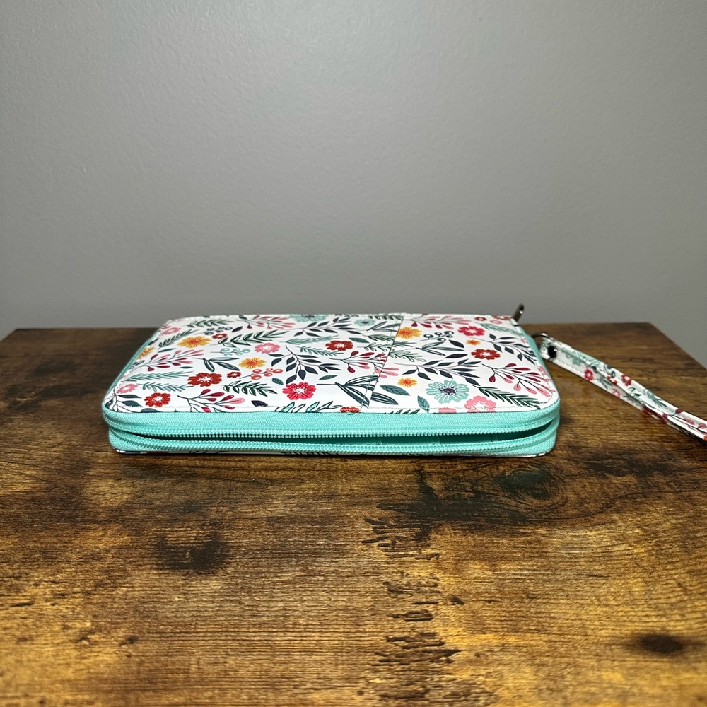 Floral Zip-Around Passport/Travel Documents Wallet - Picture 7 of 9